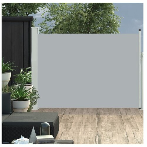  Zložljiva stranska tenda za teraso 120x500 cm siva Cene