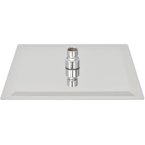 Glava za nadglavni tu&amp;scaron; nehrđajući čelik 25 x 25 cm četvrtasta Slike