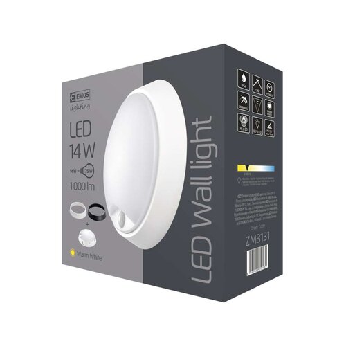 Emos lighting LED nadometna okrogla svetilka s senzorjem Exclusive 14W WW ZM3131 Slike