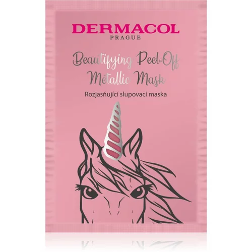 Dermacol Beautifying Peel-Off Metallic Mask Peel-Off maska za sjaj lica