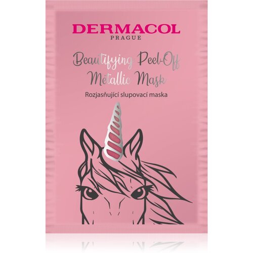 Dermacol Beautifying Peel-Off Metallic Mask Peel-Off maska za sjaj lica Slike