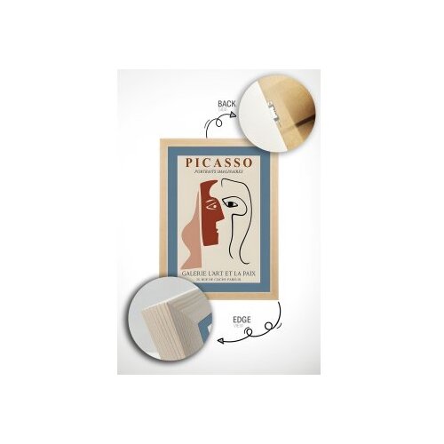 Wallity Dekorativna slika Artsycllct15, 33x48cm, 6 dijelova Slike