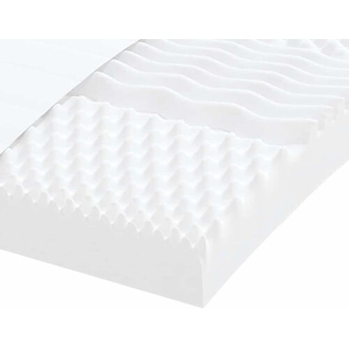  Madrac od pjene bijeli 180x210 cm 7 zona tvrdoća 20 ILD Slike
