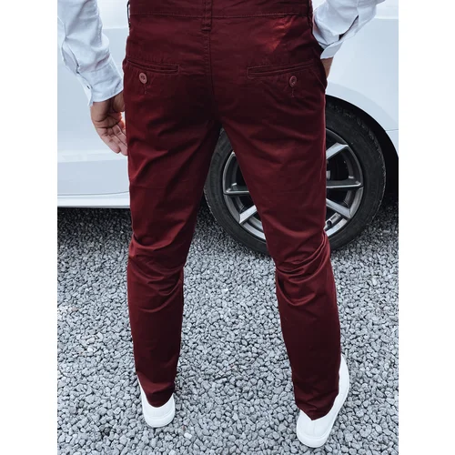 DStreet Men's trousers burgundy