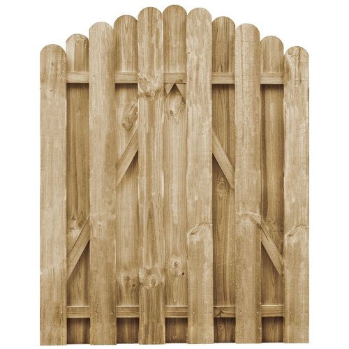 vidaXL Vrtna vrata impregnirana borovina 100x125 cm Cene