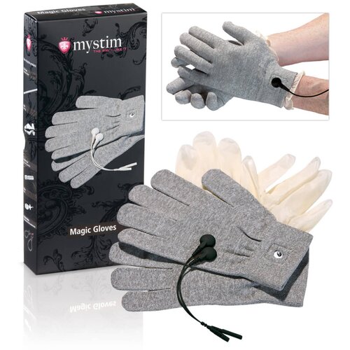 Mystim Magic Gloves - elektro rokavice (1 par) Slike