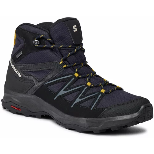 Salomon Trekking čevlji Daintree Mid Gtx GORE-TEX L41678400 Nisk/Black/Antique