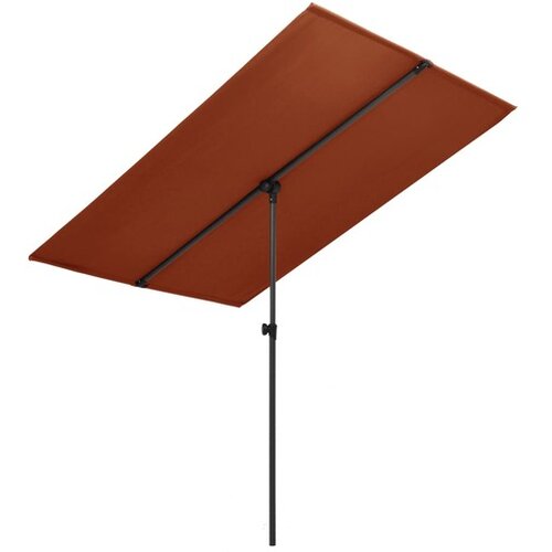  Vrtni suncobran s aluminijskom &scaron;ipkom 2 x 1 5 m boja cigle Cijene