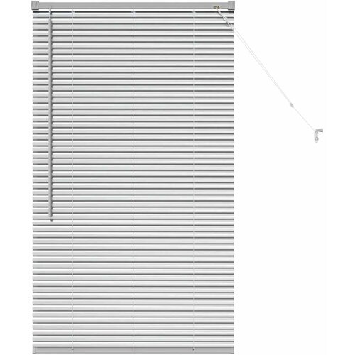 vidaXL Venecijanske žaluzije srebrna 130 x 70 cm Aluminij, (5000178492) Cene