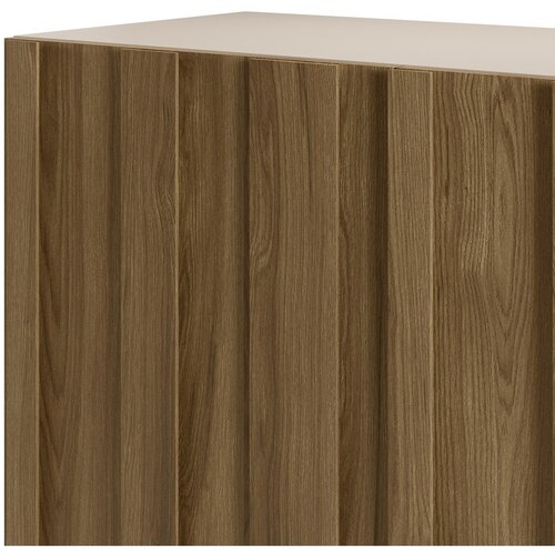 Marckeric Kremno bela/v naravni barvi omarica iz masivnega bora 90x120x43 cm Marlo &amp;ndash; Slike