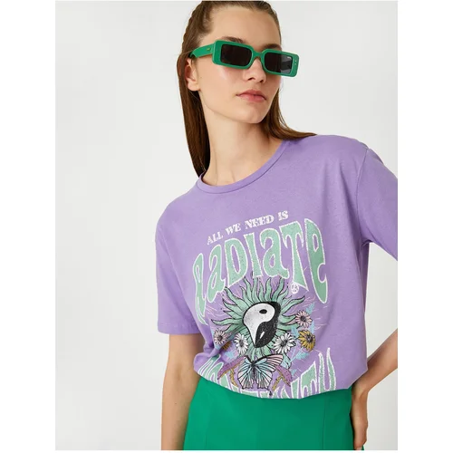 Koton T-Shirt - Purple