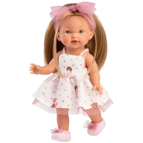 Llorens Valeria lutka visine 28 cm u suknji s uzorkom Cijene