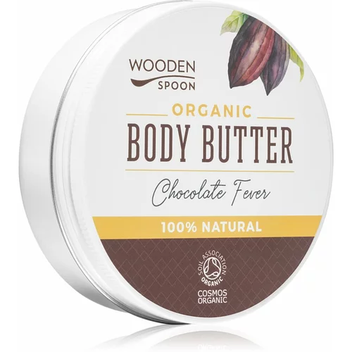 WoodenSpoon Organic Chocolate Fever maslo za telo z aromo čokolade 100 ml