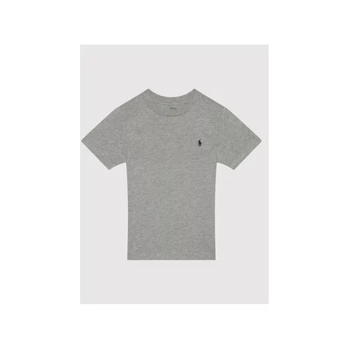 Polo Ralph Lauren Dječja pamučna majica kratkih rukava boja: siva, jednobojni model
