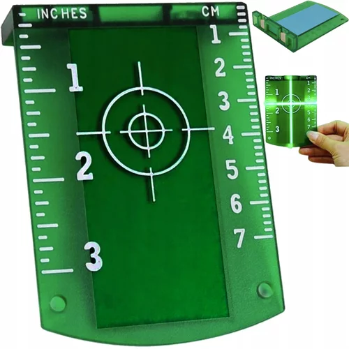  Magnetna tarča za zelene laserske nivelirje 10cm