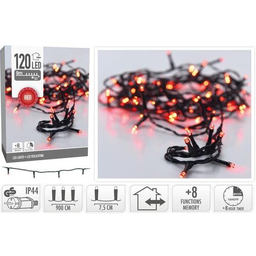  BOŽIĆNA RASVJETA 120 LED CRVENA VANJSKA Cijene