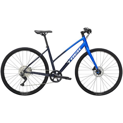  Bicikl Trek FX 3 Disc Stagger 2023 Blue&amp;#039;Dark Blue - S Slike