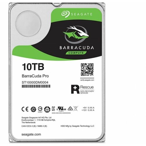 Seagate 10TB 3.5 SATA III 256MB 7200rpm ST10000DM0004 Barracuda Pro hard disk Slike