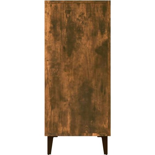  Komoda boja dimljenog hrasta 90 x 34 x 80 cm konstruirano drvo Slike