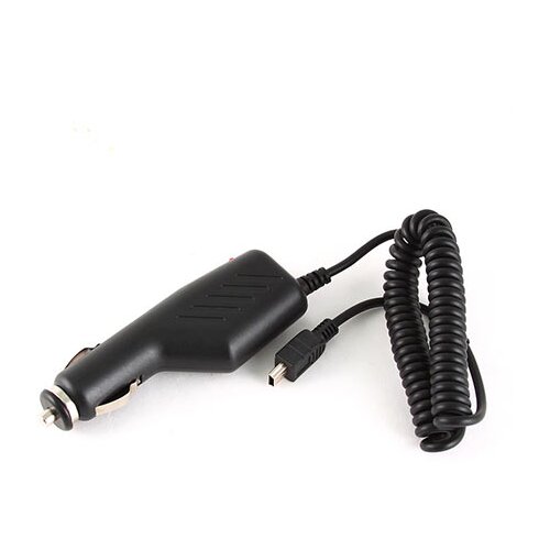DC USB punjač u autu za navigaciju GPS, MP3 play. GEMBIRD, Mini-USB 5pin, 0,45A, BLACK, MP3A-CAR-5P1 Slike