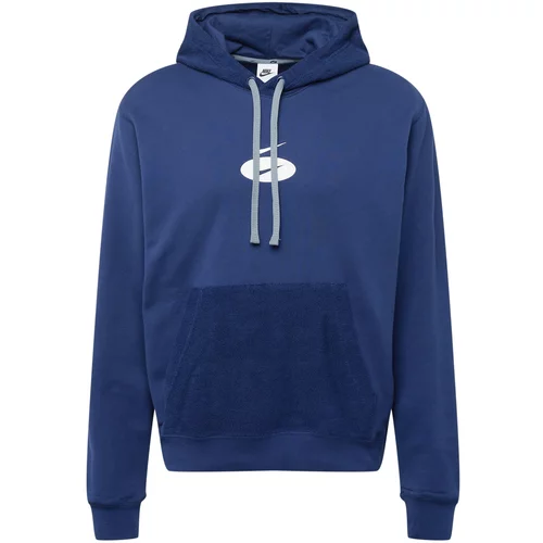 Nike Sportswear Sweater majica mornarsko plava / bijela