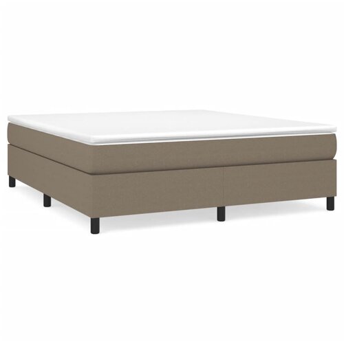 Maison Chic Box spring postelja - Vzmetna postelja z vzmetnico taupe 160x200 cm blago SL21146, (21880809) Cene