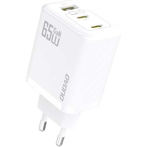 Dudao 65W STENSKI POLNILEC GAŃ 2 X USB-C 1 X USB-A ZA TELEFONE PD, (5000337826) Cene