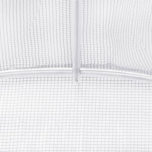 Plastenik s čeličnim okvirom bijeli 132 m&amp;sup2; 22 x 6 x 2,85 m Slike