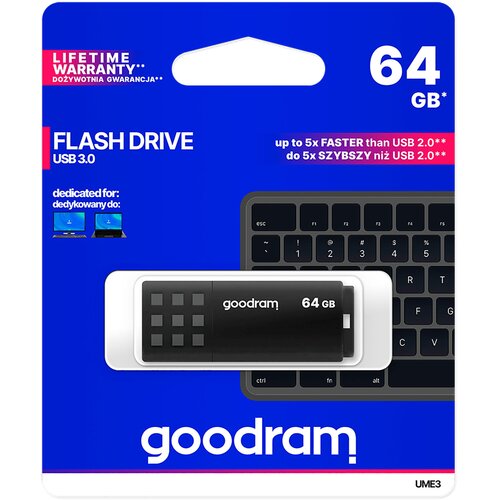  USB 3.0 memorijski stick 64GB UME3 crni Cijene
