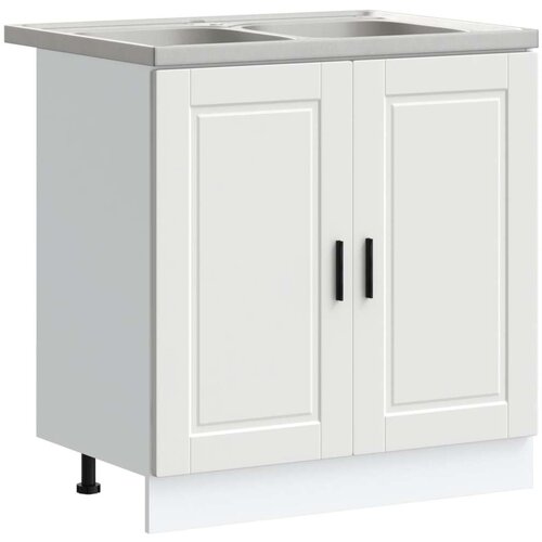  Ormar ispod sudopera Porto s Lavabo - Umivaonikom bijeli 80x46x84 5 cm od drva Slike