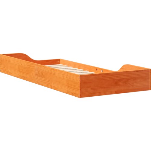  Konstrukcija postelje Voskast rjav 100 x 210 cm, (5000128345) Slike