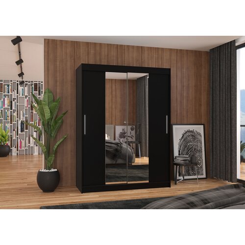  Klizni ormar Iness (150 cm)-Crna Cijene