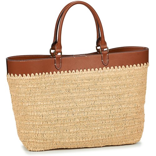 Polo Ralph Lauren Ročne torbice KYLA TOTE-TOTE-LARGE Bež Slike