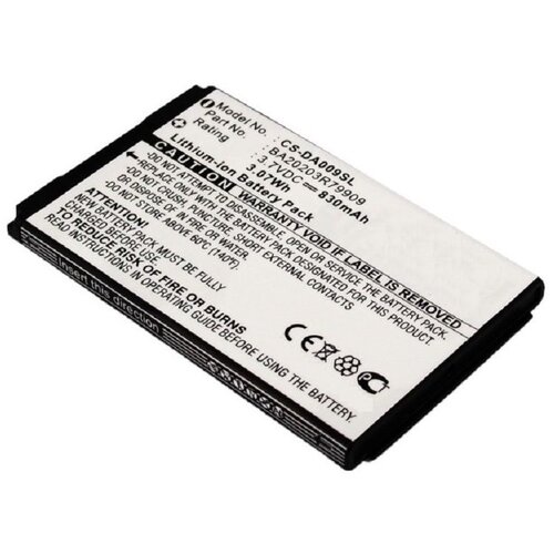 VHBW Baterija za Creative Labs Zen Micro Photo, 830 mAh Slike