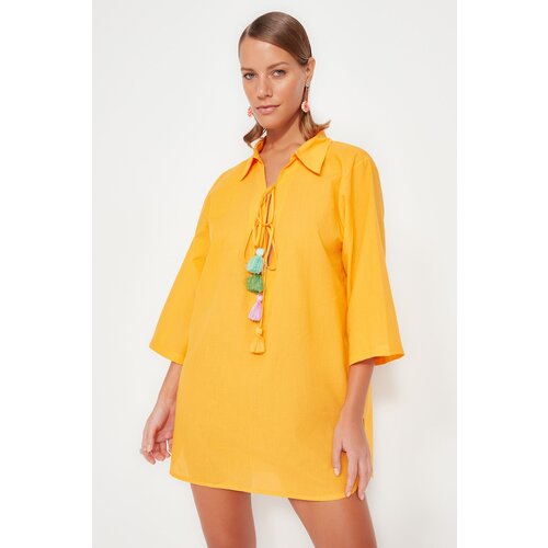 Trendyol Dress - Orange - Shirt dress Slike