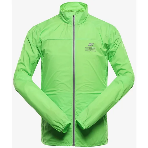 Alpine pro Light green men's jacket with impregnation Spin