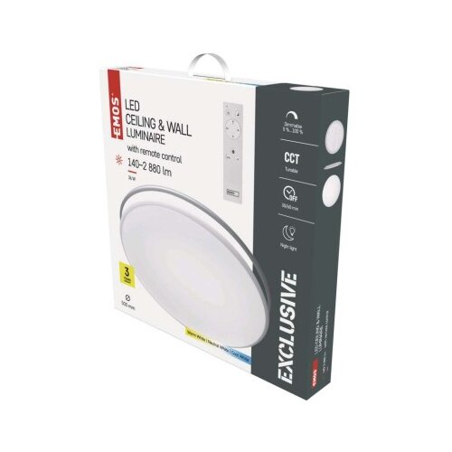  LED stropno svetilo ALVI, okroglo 36W, zatemnilno, nastavljiva CCT Cene