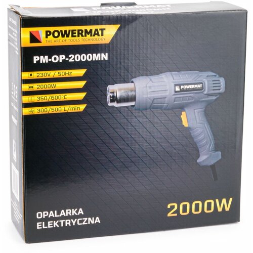  ELEKTRIČNI PI&amp;Scaron;TOLJ ZA VRIJEME 2 BRZINE 4 MLAZNICE 600C 2000W PM-OP-2000MN Slike