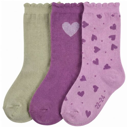 Lucky Kiddo nogavice 3 kosi LK-GS-2 034966 D večbarvno 22/24 Slike