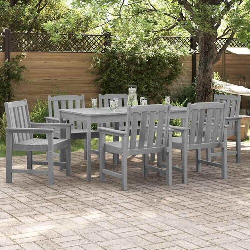  Vrtna stolica 6 pcs Svijetlo siva 65.5 x 59 x 88 cm Polietilen Cene