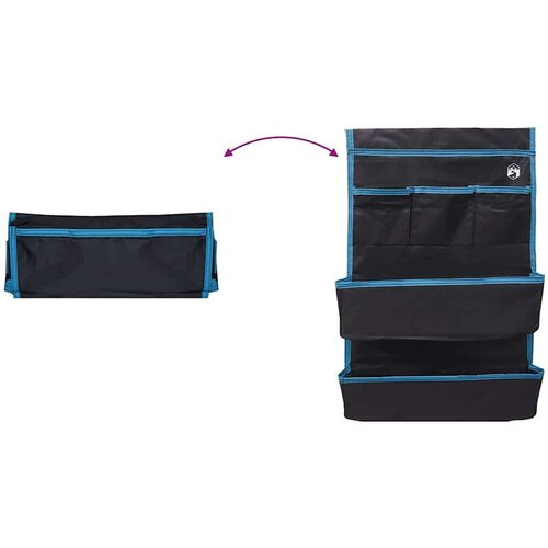 VidaXL torba za pohranu s pohranom siva 66 x 40 cm oxford Slike