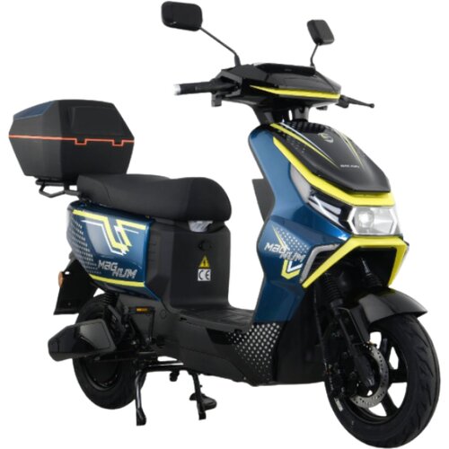 Galaxy elektrićni bicikl magnum 10&amp;quot; 250W 60V/23Ah grafen plava/žuta /19584 Slike