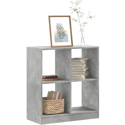  Regal za knjige boja betona 68,5x32x75 cm konstruirano drvo Slike