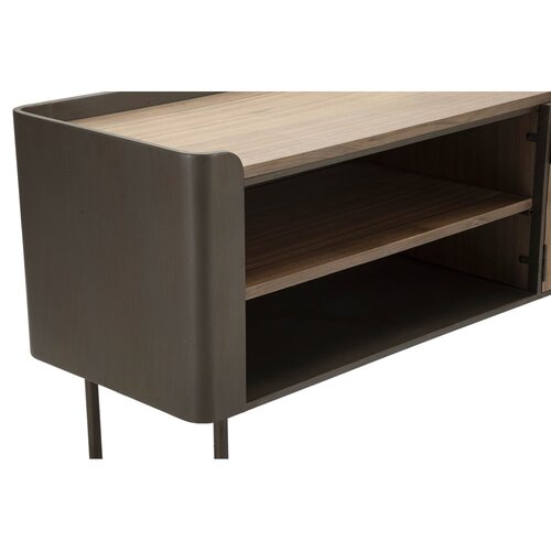 Mauro Ferretti Rjava TV omarica iz masivne jelke 150x58 cm Toronto &amp;ndash; Slike
