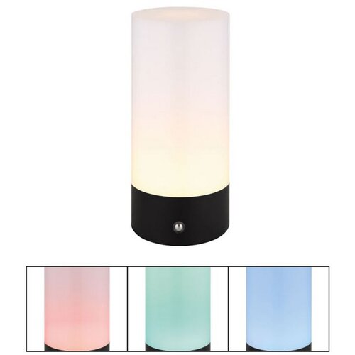 Globo 21040SRGB - LED RGB prigu&amp;scaron;iva dodirna punjiva stona lampa LEX 1,8W/5V 1500 mAh crna Slike