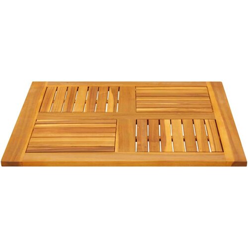 VidaXL Stolna ploča 80x80x2,2 cm četvrtasta od masivnog drva bagrema Slike