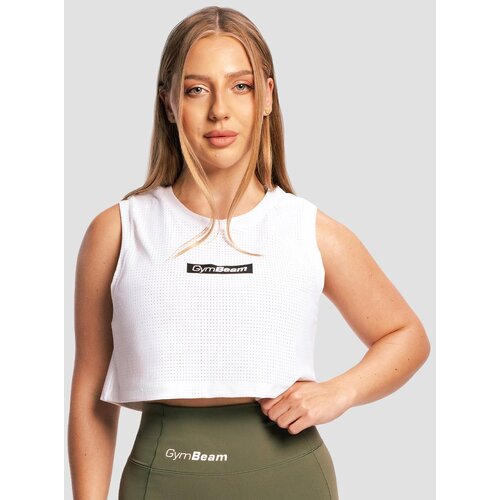 GymBeam Ženska majica bez rukava Combat White Cene
