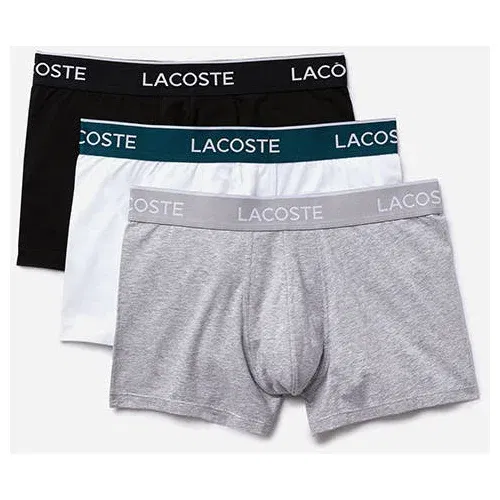 Lacoste Muške boksačice Ležerne gaće, 3 komada 5H3389 NUA