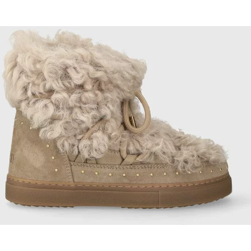 Inuikii Kožne cipele za snijeg Long Curly boja: bež, 75202-051
