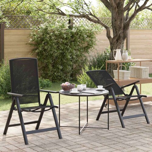  Ležeči vrtni stoli 2 pcs Črna 58 x 71 x 112 cm Tekstil, (5000285771) Cene